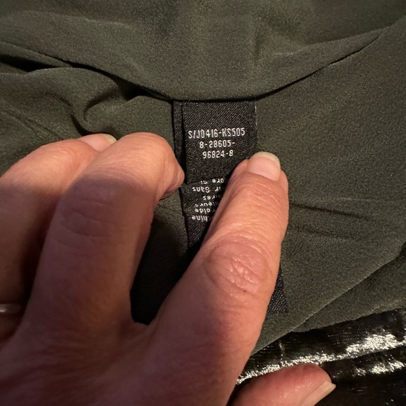 Sanctuary Velvet Feel Olive Green Women's Jacket. Heartbreaker. Small NWT - Picture 7 of 12